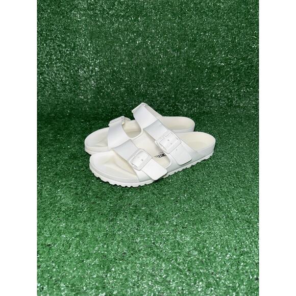 Birkenstock Arizona Eva White Rubber Slide Sandals Women's Size 7 US EU 38 UK 5 - Picture 4 of 10